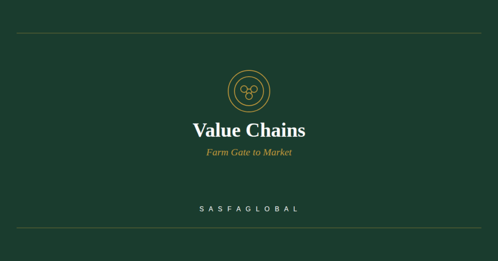 Agricultural value chains from farm to market in Africa