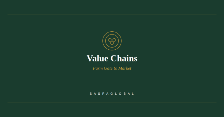 Agricultural value chains from farm to market in Africa